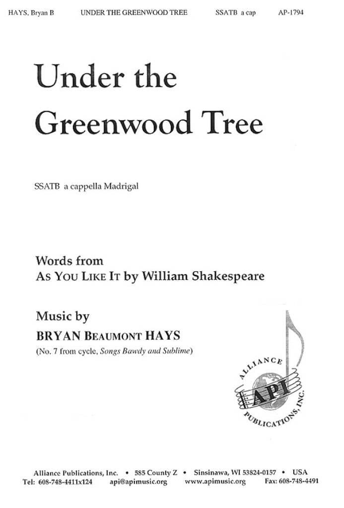 Under the Greenwood Tree